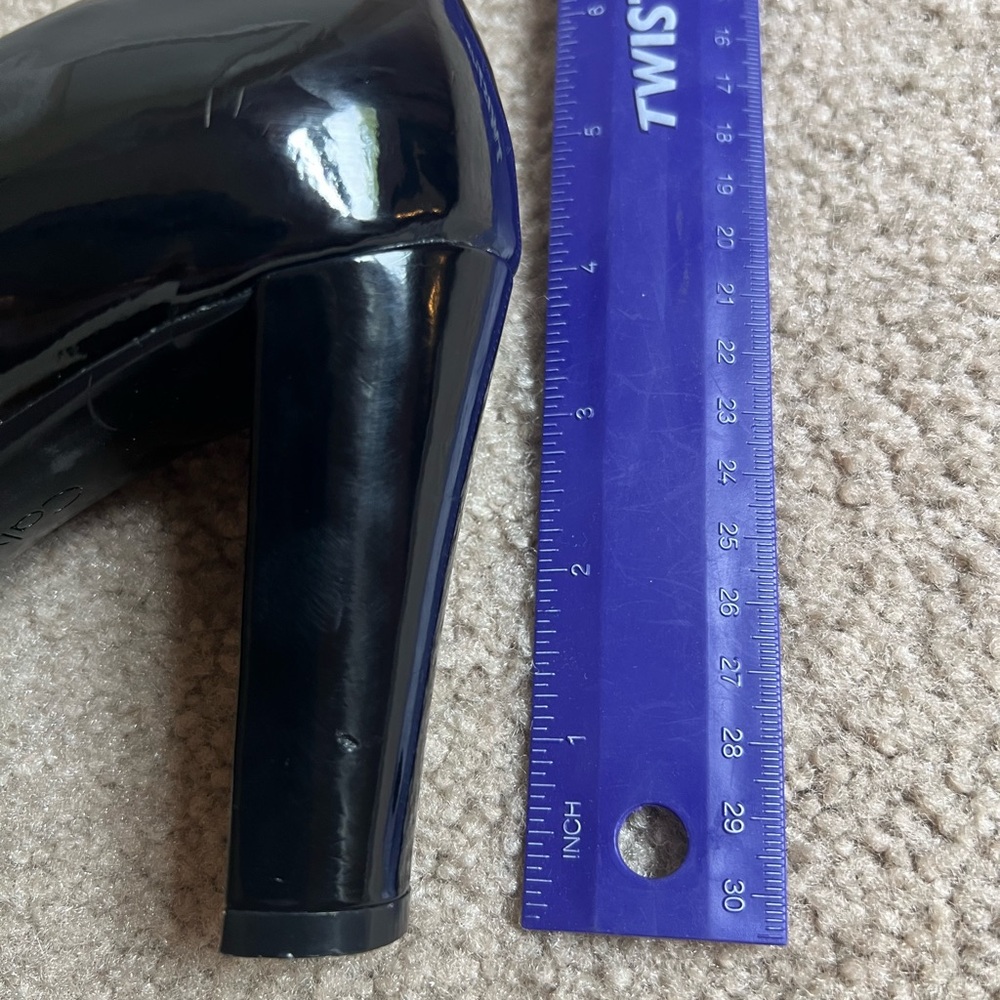 Calvin Klein Chunky Patent 4” Heels “Olive” - Picture 6 of 8